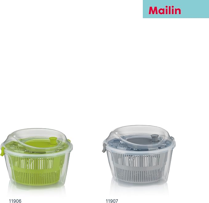 Kela "Mailin Salad Spinner, Plastic, Green, 4.4 Litre