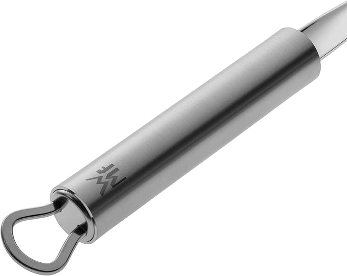 WMF Potato Masher 29 cm Profi Plus Cromargan Stainless Steel Partly Matt Dishwasher Safe, Red, 29 x 10 x 5.9 cm