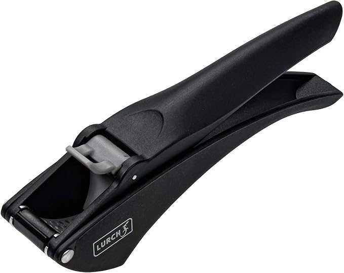 Lurch Germany Garlic Press, Peeler, Mincer, Easy To Clean - Black