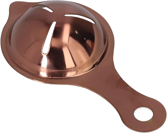 Stainless Steel Egg Separator Divider Egg White Yolk Filter Baking Tools for Kitchen Use Egg Separators (Rose Gold)