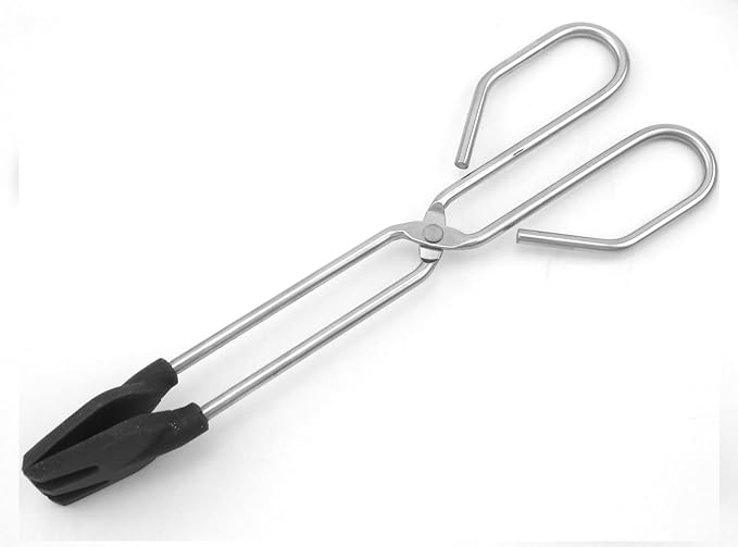 Fackelmann 00040 Kitchen Tongs with Silicone Blades 25cm - Assorted Color