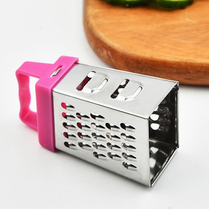 Abaodam 6Pcs Mini Cheese Grater Professional Box Grater Stainless Steel Box Grater Cheese Grater with 4 Sides for Kitchen Slicer Cheese Ginger Vegetable