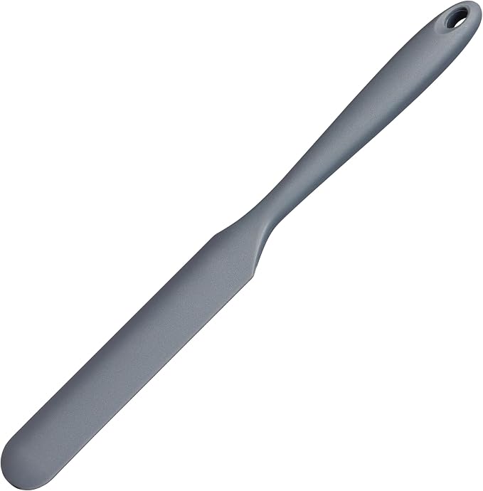 Silicone spatula in Tala Grey, heat resistant up to 240 degrees and ideal for serving all sauce and soup tasks, ideal for use with non-stick cookware