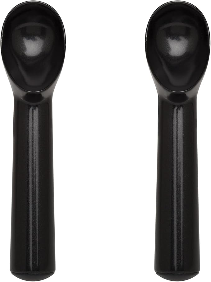 HIC Kitchen Non-Stick Anti-Freeze Ice Cream Scoop, Easy Release Non Toxic Self Defrosting Handle, For Frozen Desserts, Set of 2