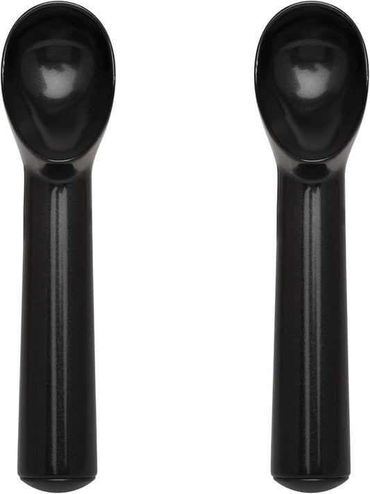 HIC Kitchen Non-Stick Anti-Freeze Ice Cream Scoop, Easy Release Non Toxic Self Defrosting Handle, For Frozen Desserts, Set of 2