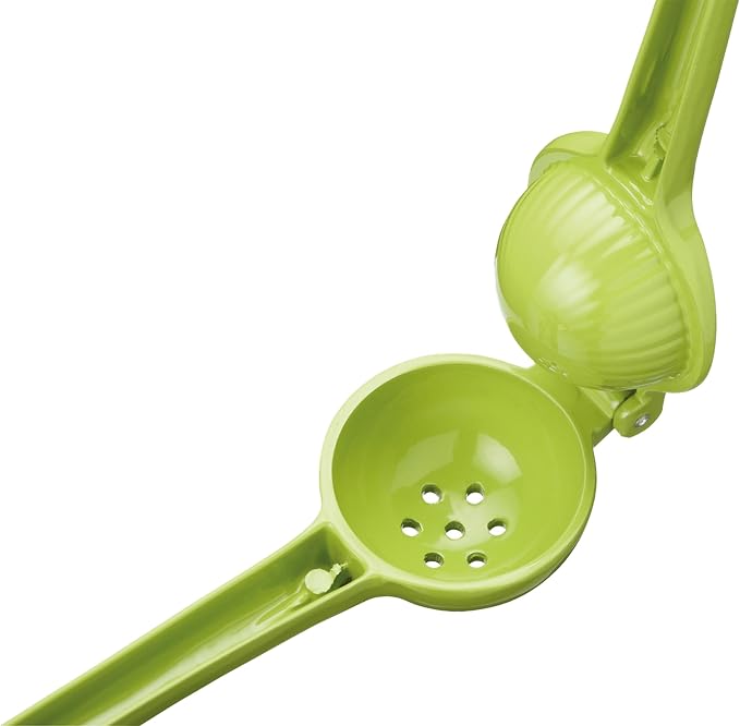 KitchenCraft Healthy Eating Handheld Lime Squeezer, Manual Citrus Juicer for Cooking Baking & Cocktail Making, 20 x 6.3cm, Green