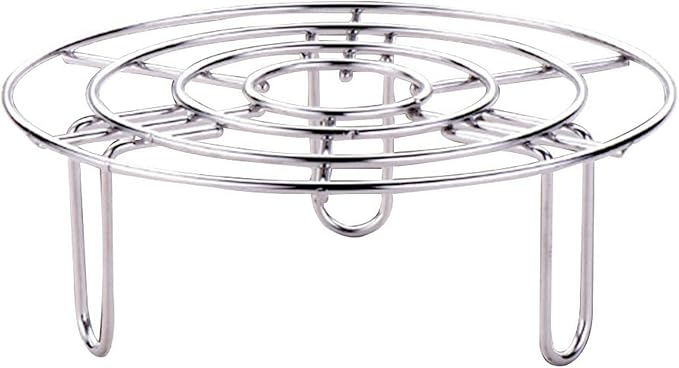 Steam Rack, Heavy Duty Steaming Rack Stand, Stainless Steel Round Steamer Cooling Rack Trivet, Pot Steamer Insert Food Stand, Steaming Cookware Accessories(Size:27.5cm/10.83in)