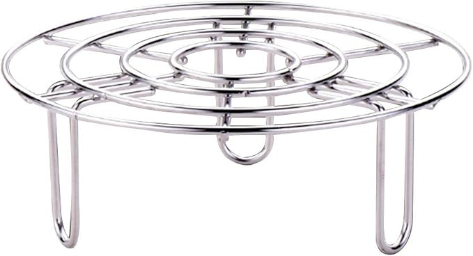 Steam Rack, Heavy Duty Steaming Rack Stand, Stainless Steel Round Steamer Cooling Rack Trivet, Pot Steamer Insert Food Stand, Steaming Cookware Accessories(Size:19.5cm/7.68in)