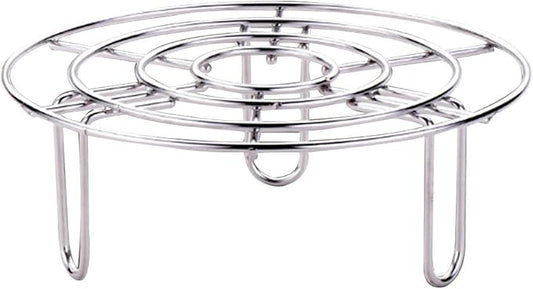 Steam Rack, Heavy Duty Steaming Rack Stand, Stainless Steel Round Steamer Cooling Rack Trivet, Pot Steamer Insert Food Stand, Steaming Cookware Accessories(SIZE:15.5cm/6.1in)
