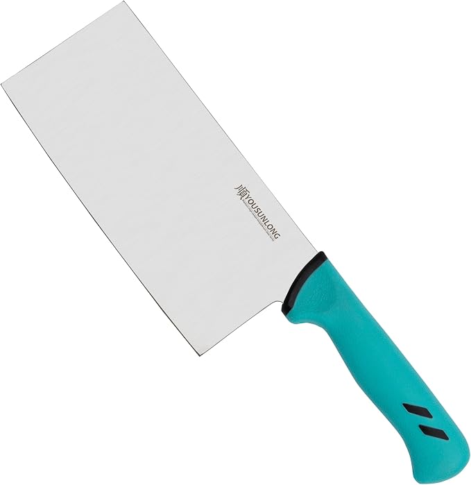YOUSUNLONG Chopping Knife - 8 Inch Meat Cleaver and Vegetable Kitchen Knives - Premium High Carbon Molybdenum Steel Blade - Razor Sharp - Ergonomic & Non-slip Handle