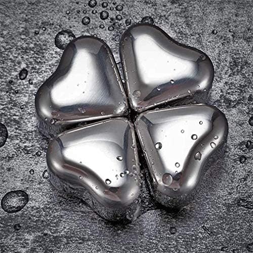 Stainless Steel Square Shaped Whiskey Stones Set Reusable Chilling Rocks Ice Stones Gift for Whiskey Lovers