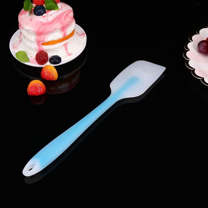 Yardwe 5pcs DIY Nougat Mold Tools Tray Tool Set Silicone Nougat Mold Nonstick Making Mat Rolling Pin Baking Tools Chocolate Candy Tools Large Scraper