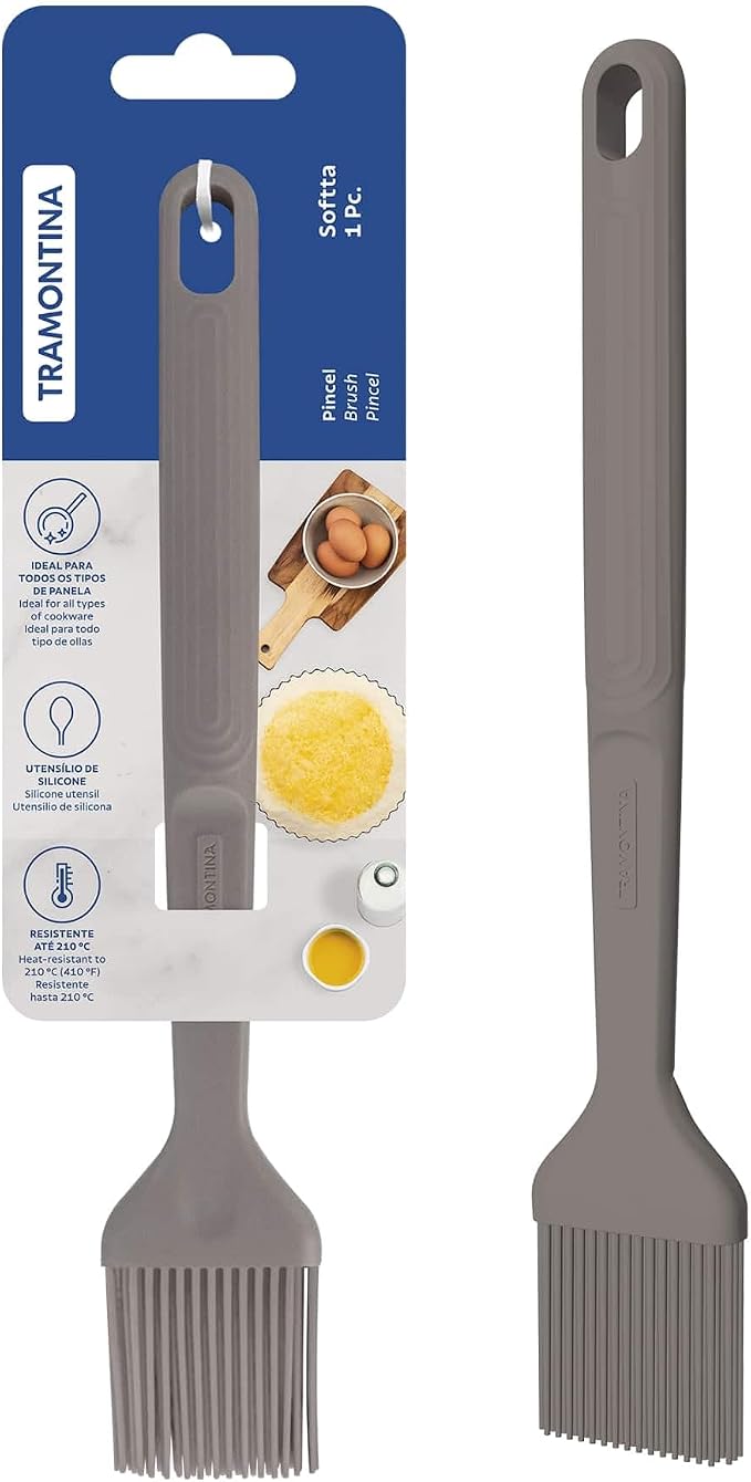Tramontina Softta Grey Silicone Pastry Brush