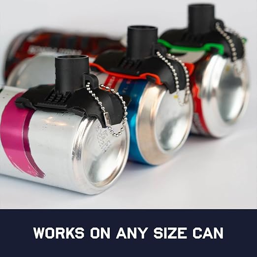 The Krak’in 2.0 Beverage Can Tool – Portable Can Opener for Soda, Seltzer & More - Red/White/Blue - 5 Pack