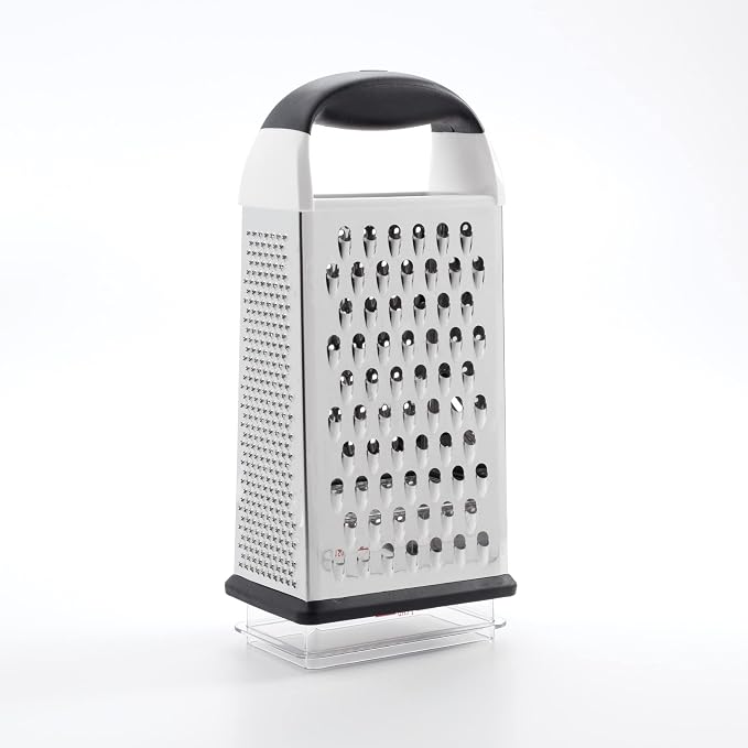 OXO Good Grips Box Grater Silver & Good Grips Stainless Steel Fish Turner