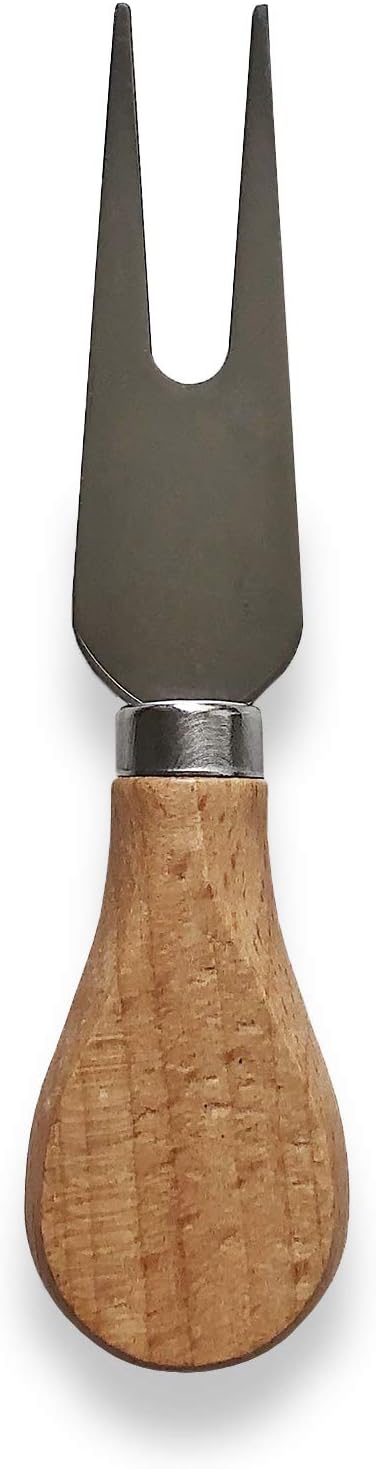Jean-Patrique Cheese Knives - Set of 4, Includes Serving Fork, Parmesan, Hard and Soft Cheese Knife - From