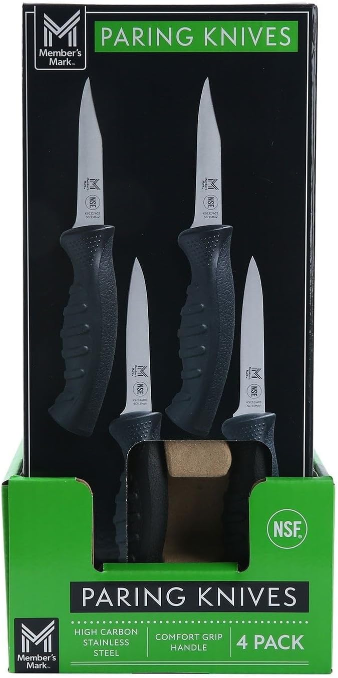 Member Marks 3" and 3.25" Paring Knives, 4 pk.
