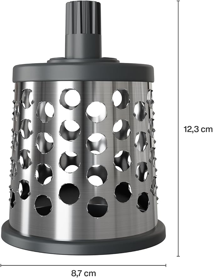 Zyliss E900058 Puree Drum Blade, Stainless Steel, Mashing, Puree, for Use with Zyliss Rotary Cheese Grater, 5 Year Guarantee