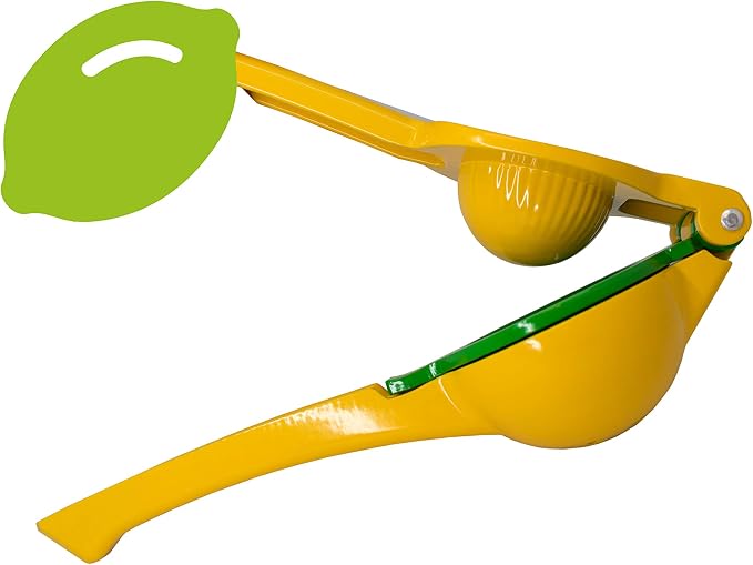 Vin Bouquet FIK 476 Manual 2 in 1 Citrus Portable Hand juicer for Oranges, Lemons and Limes, Stainless Steel