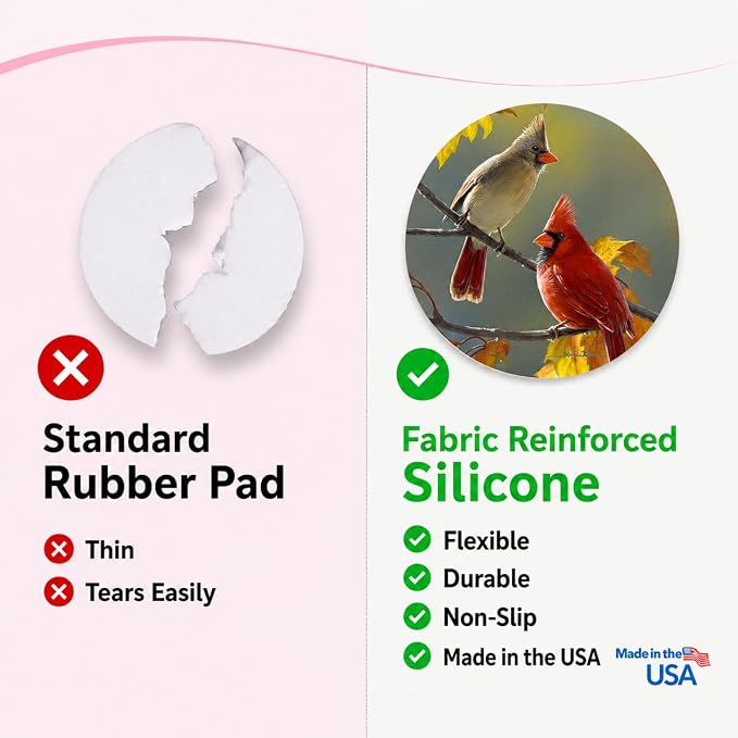 Andreas Silicone Jar Opener, Golden Morning – 6.25" Non-Slip Lid Gripper & Garlic Peeler, Dishwasher Safe, Multi-Use, Durable Silicone & Fabric, Made in the USA, JO-HB3242