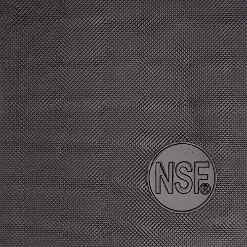 Thick Black Cutting Board 24x18 Extra Large 1" HDPP Plastic for Restaurants and Professional Kitchens, NSF Stamped - 13 lb
