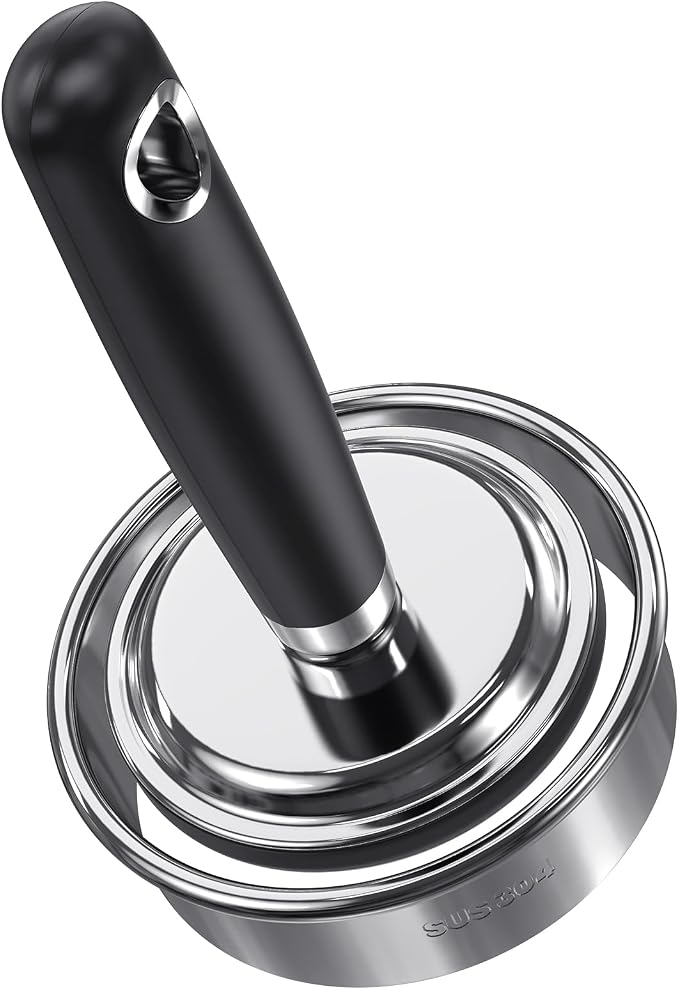 Meat Pounder Tenderizer，Stainless Steel Round Chicken Tenderizer，Kitchen Mallet, Meat Masher Tool，Kitchen Meat Mallet for Flattening Steak Beef Poultry