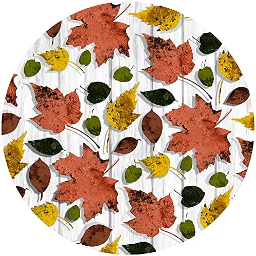 Andreas Silicone Jar Opener, Fall Leaves – 6.25" Non-Slip Lid Gripper & Garlic Peeler, Dishwasher Safe, Multi-Use, Durable Silicone & Fabric, Made in the USA, JO-GGFL