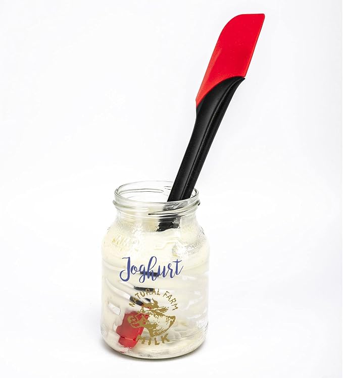 Westmark 15482270 Cooking and Dough Scraper, Silicone, Red, Black