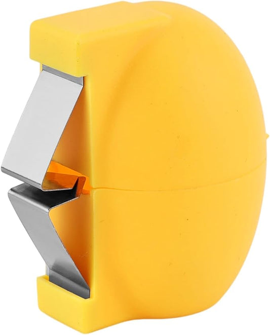 2026 Upgraded Stainless Steel Egg Cracker and Separator – 2 Pack Raw Egg Opener with Shell Cutter, Dishwasher Safe Egg Tool, Yolk & White Separator for Fresh Eggs, Not for Hard Boiled (Yellow)