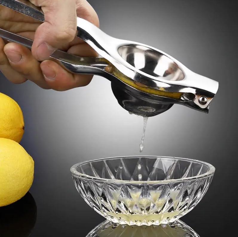 VIER Citrus Juicer 18/10 (304) Stainless Steel Citrus Juicer Juicer for Lemons Orange Pomegranates Etc Manual 7cm Diameter Restaurant Kitchen Bar Anti Etching