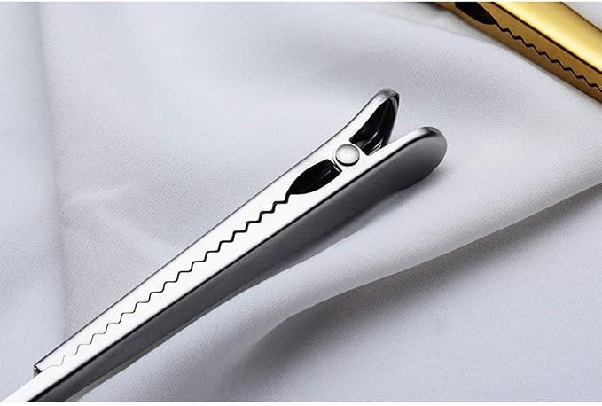 10 Pakcs Scoop and Clip 2 in 1 Stainless Steel 1 tbsp Ground Measuring Spoon with Bag Clip for Coffee Tea