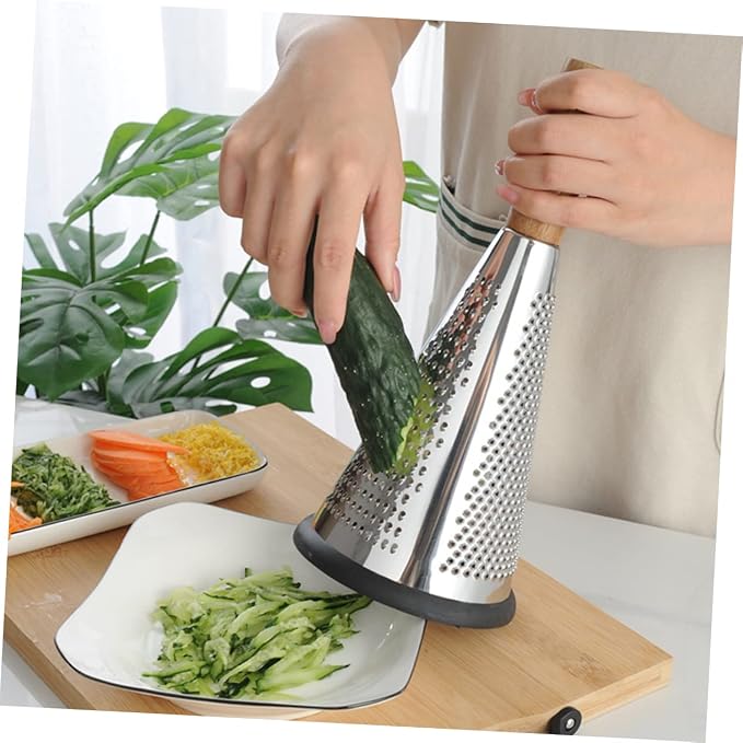 Kitchen Grater Cottage Cheese with Fruit Truffle Cheese Hand Tool Cucumber Shredder Kitchen Essentials Stainless Steel Box Grater Home Cheese Grating Tool Cheese Grater for Home