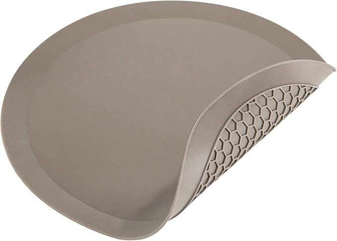PrepSolutions 100% Silicone Heat Resistant Multifunctional Mat, 12- Inch Diameter, Gray - Non-Slip Kitchen Protector for Hot Pots and Pans, 1 Piece