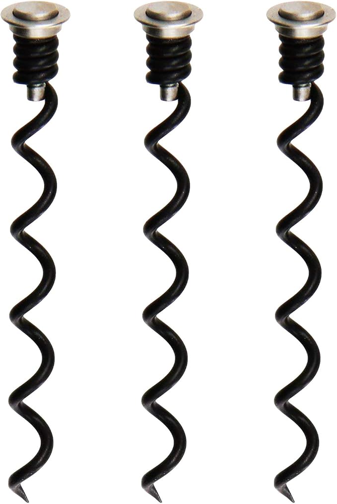 3 Pack Replacement Corkscrew Spiral, Replacement Worm for Brookstone Wine Opener and Keissco Wine Opener Only