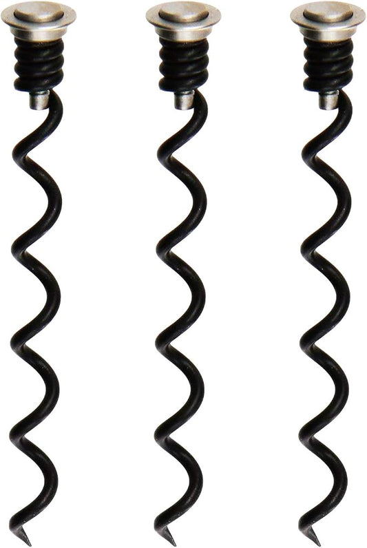 3 Pack Replacement Corkscrew Spiral, Replacement Worm for Brookstone Wine Opener and Keissco Wine Opener Only