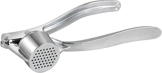 TRIXES Garlic Press, Steel Kitchen Utensil Ginger Mincer