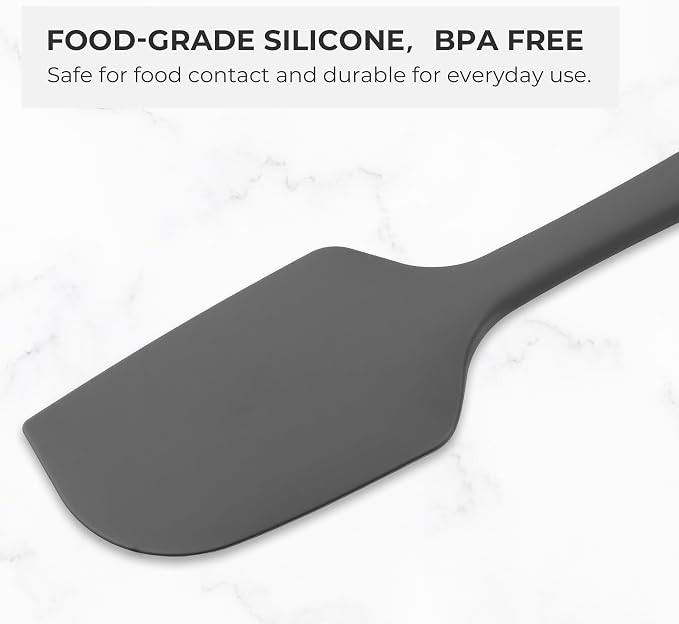 Mini Silicone Basting Pastry Brush, Cooking Brush for Oil Sauce Butter Marinades, Food Brushes for BBQ Grill Kitchen Baking, Baster Brushes Pastries Cakes Meat Desserts, Food Grade, Dark Grey