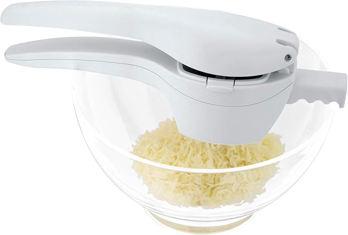 Judge Potato Masher, Stainless Steel, White