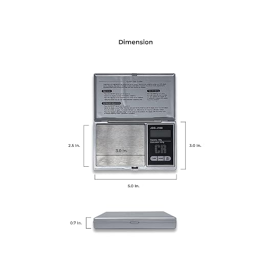 CR Scale Digital Pocket Scale - 1pc Premium Digital Food Scale 100g by 0.01g Digital Grams Scale Weight Scale Kitchen Scale Silver Gram Scale with Weight Portable Scale (JDS-J100) (Battery Included)