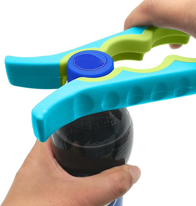 Otstar Jar Opener & Bottle Opener for Seniors with Arthritis, Weak Hands | Adjustable Lid Opener Effortlessly Opens Jars, Bottles & Pop-Top Cans, Great for Senior Parents, Grandparents, or Loved Ones
