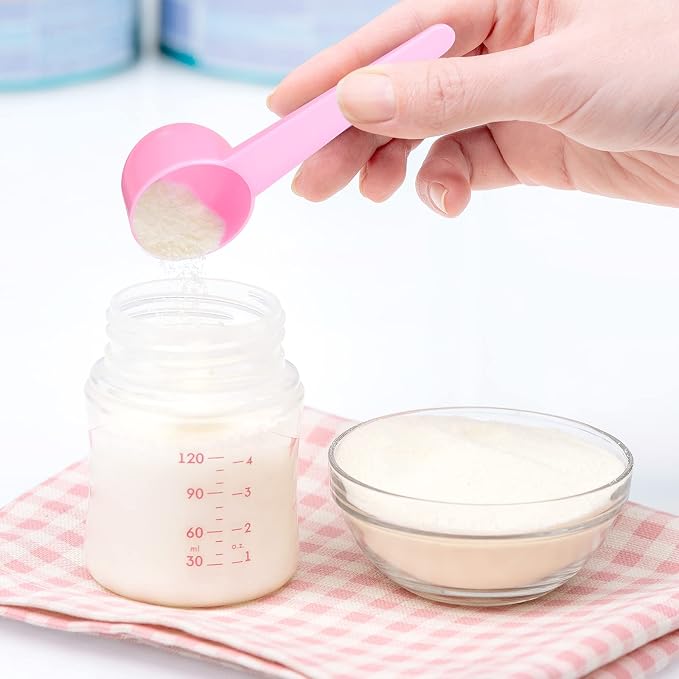 Meanplan 40 Pack Plastic Tablespoon Measuring Spoons Bulk (20 ml | 20 Cc | 1.33 Tablespoon | 4 Tsp) Coffee Scoops Teaspoon Pack for Measuring Coffee Tea Milk Grain Spices Protein Pet Food (Pink)