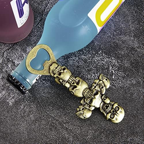 Skull Cross Wine Beer Bottle Opener for Bar Bartender Men and Women,Thanksgiving,Hallowmas,Christmas