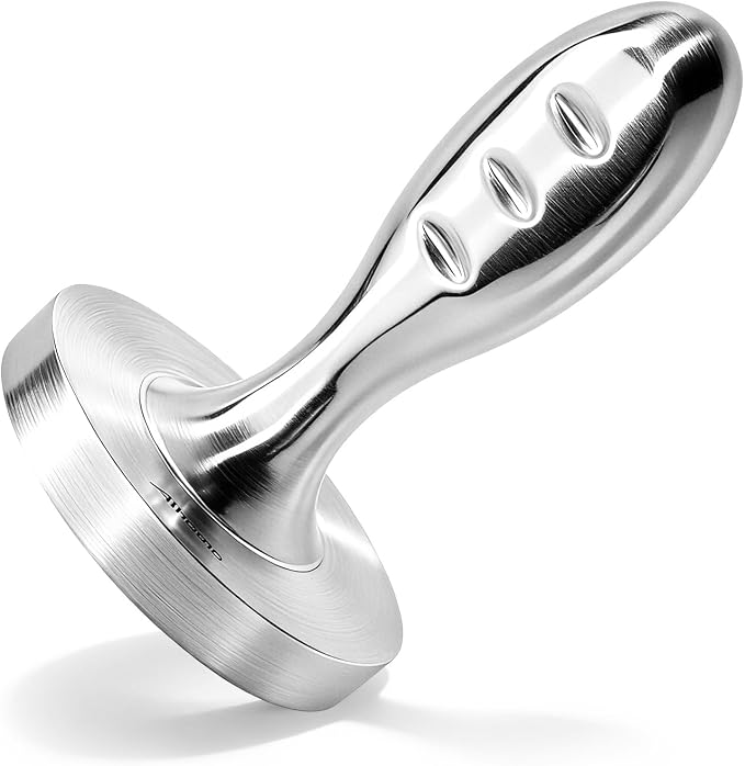 304 Stainless Steel Meat Pounder Tenderizer, Flat Chicken Breast Pounder with Non-Slip Textured Handle, 3.3" Round Meat Flattener for Steak, Chicken, Pork, Dishwasher Safe