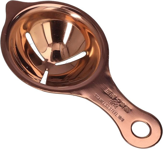 Stainless Steel Egg Separator Efficient Yolk White Divider for Baking Kitchen Gadget (Rose Gold)