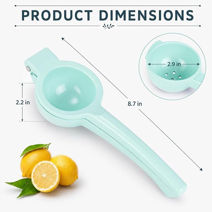 Manual Juicer Citrus Lemon Squeezer, Fruit Juicer Lime Press Metal, Professional Hand Juicer Kitchen Tool