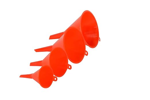 Mannesmann Plastic Funnel Set of 4 Pairs – 50/75/100/125 mm/4 m 455