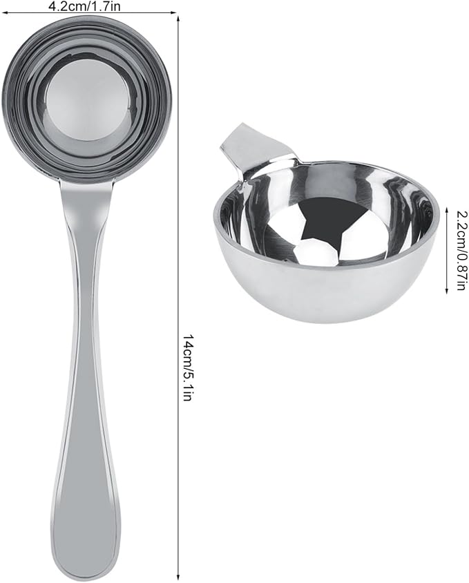 Stainless Steel Long Handled Tea Coffee Measuring Spoon Scoop Tablespoon (15ml)