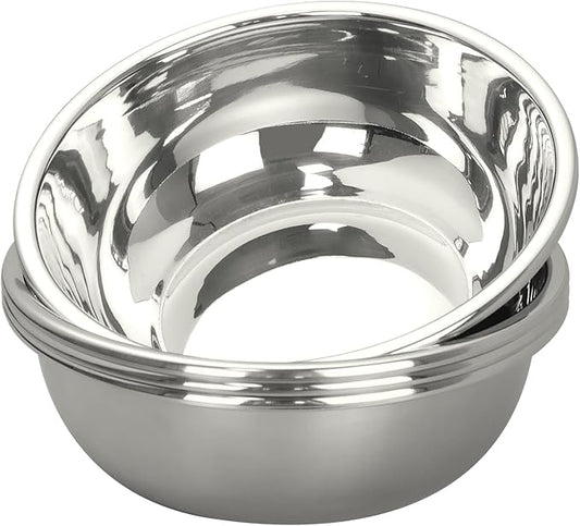 4 Packs Stainless Steel Mixing Bowls, Serving Bowls, 8.66 Inches