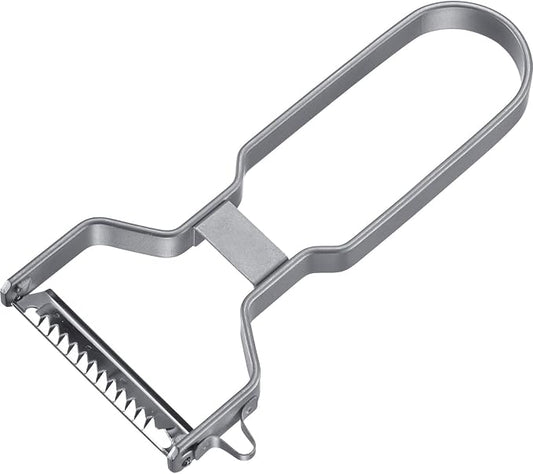 Westmark Julienne Peeler - Thin Vegetable Strips for Soup & Wok Perfection Cutting Made Easy, Sharp Blade for Right & Left Handed Users - Durable Stainless Steel