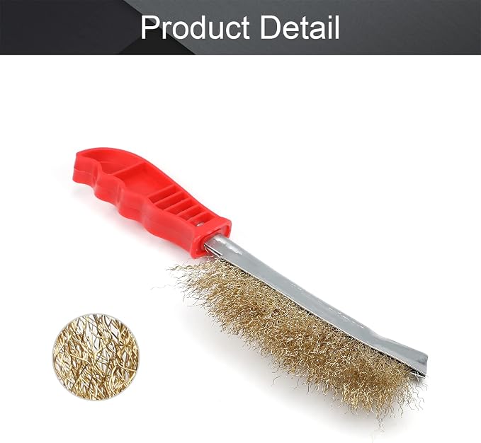 Utoolmart Clean Grill Brush, BBQ Grill Brush - Stainless Steel Barbecue Grilling Cleaner, Grill Accessories Gift 1 Pcs